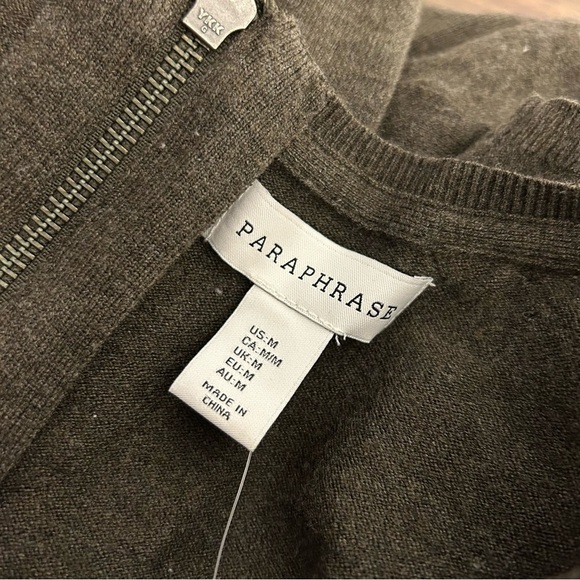 NWT Paraphrase Green Sheath Midi Dress Crew Neck Short Sleeve M - Picture 5 of 10